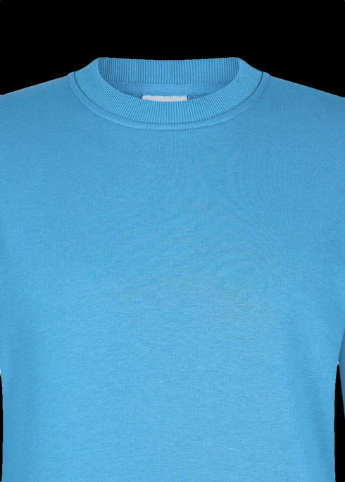 Zomersblauw sweatshirt